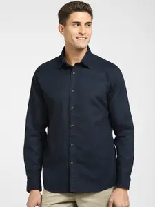 SELECTED Men Blue Solid Casual Shirt