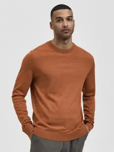 SELECTED Men Orange Pullover