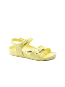 Birkenstock Rio Kids Yellow Narrow Width Girls With an ankle strap Sandals