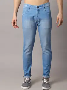 Rodamo Men Blue Slim Fit Light Fade Stretchable Jeans