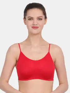 Amour Secret Red Pink & Maroon Pack Of 3 Non Padded Seamless Air Bra