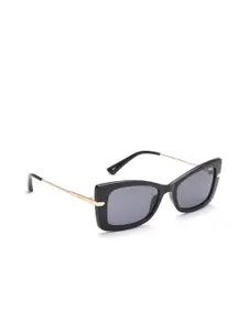 IDEE Women Grey Lens & Black Butterfly Sunglasses with UV Protected Lens-IDS2777C1SG
