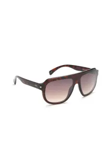 IDEE Men Orange Lens & Red Square Sunglasses with UV Protected Lens