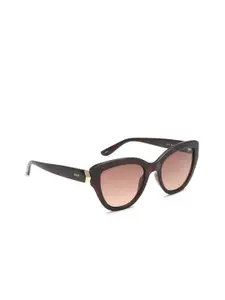 IDEE IDEE Women Orange Lens & Brown Cateye Sunglasses IDS2774C2SG-Brown