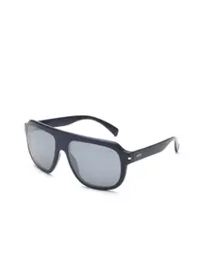 IDEE Men Grey Lens & Blue Square Sunglasses with UV Protected Lens