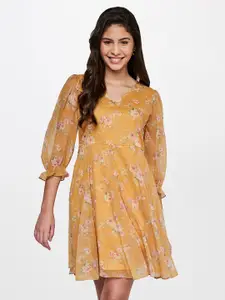 AND Yellow Floral Dress