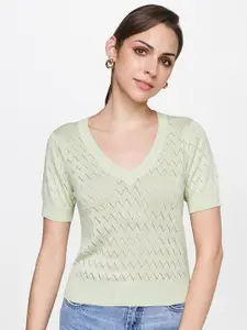 AND Green Self Design Top