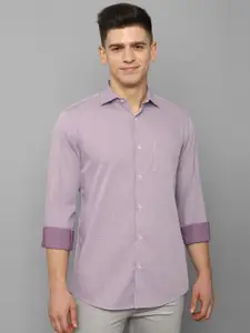 Allen Solly Men Purple Slim Fit Casual Shirt