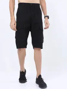 KETCH Men Black Cargo Shorts
