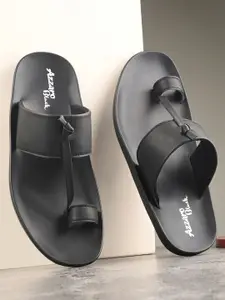 Azzaro Black Men Black Comfort Sandals