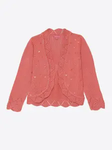 Biba Girls Pink Tropical Shrug