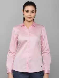 Allen Solly Woman Allen Solly Women Pink Casual Shirt