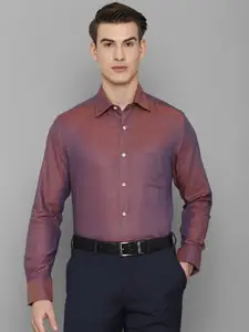 Louis Philippe Men Maroon Formal Shirt