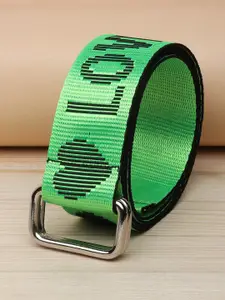 ZORO Men Green Printed Belt