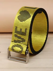 ZORO Men Yellow Printed Belt