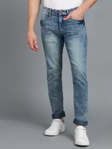 Urbano Fashion Men Blue Slim Fit Light Fade Stretchable Jeans