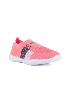 Sparx Women Peach-Coloured Textile Running Non-Marking Shoes