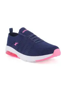 Sparx Women Navy Blue Textile Running Non-Marking Shoes