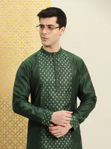 House of Pataudi Men Embellished Jash Kurta