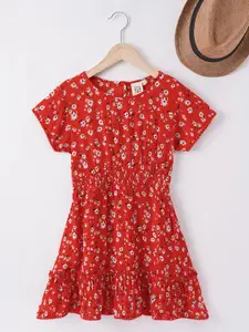 Ed-a-Mamma Red Floral Dress