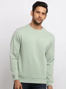 Status Quo Men Green Sweatshirt