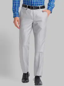 Park Avenue Men Grey Trousers