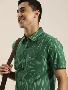 Taavi Ikat Short Sleeves Casual Shirt