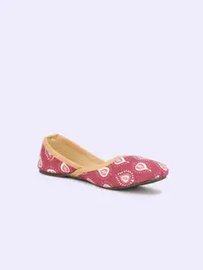 BownBee Girls Printed Ethnic Mojaris