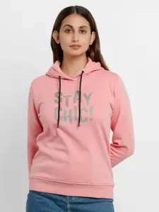 Status Quo Women Pink Printed Sweatshirt