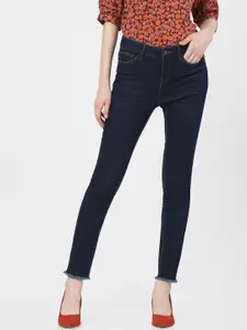 Vero Moda Women Blue High-Rise Stretchable Jeans