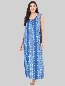 Shararat Women Blue Nightdress