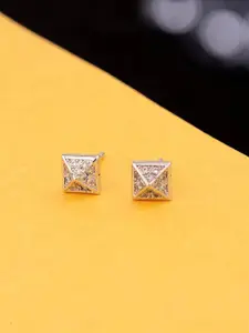 Voylla Women Silver-Toned Studs Earrings