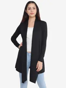 Beau Design Women Black Shrug