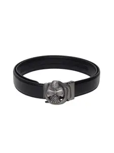 ZORO Men Black Solid PU Belt