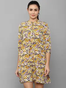 Allen Solly Woman Women Multicoloured Floral A-Line Dress