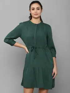 Allen Solly Woman Green Fit & Flare Dress