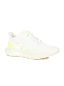 Power Men White Textile Running Non-Marking Shoes