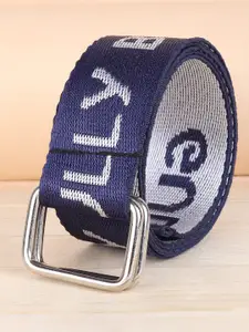 ZORO Men Navy Blue Printed Belt