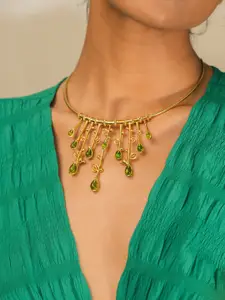 SHAYA SHAYA Gold-Toned Sterling Silver Gold-Plated Necklace