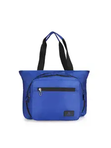 THE CLOWNFISH Sarin Ink Blue Sarin Series Polyester Handbag Convertible Sling Bag Bag