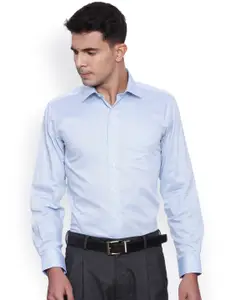 Van Heusen Men Blue Contemporary Custom Fit Formal Shirt