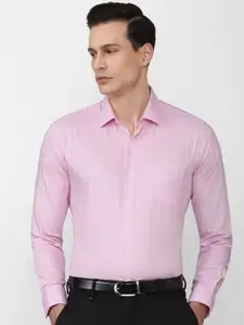 Van Heusen Men Pink Slim Fit Formal Shirt