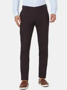 Blackberrys TechPro Men Wine Casual Trouser