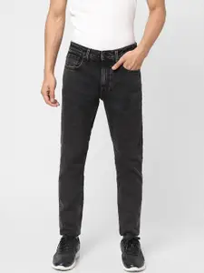 Jack & Jones Men Black Ben Skinny Fit Low-Rise Stretchable Jeans