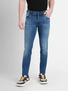 Jack & Jones Men Glenn Slim Fit Light Fade Low Rise Stretchable Jeans