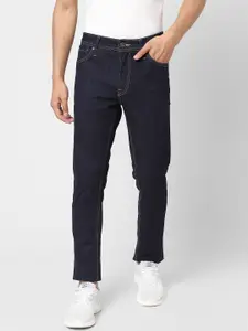 Jack & Jones Men Blue Ben Skinny Fit Low-Rise Stretchable Jeans