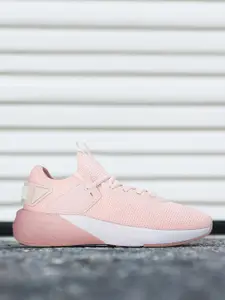 Puma Women Pink Textile Lace-Up Amare Running Shoes