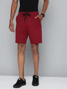 Indian Terrain Men Maroon Shorts
