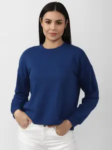 Van Heusen Woman Women Blue Sweatshirt