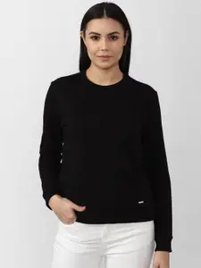 Van Heusen Woman Women Black Sweatshirt